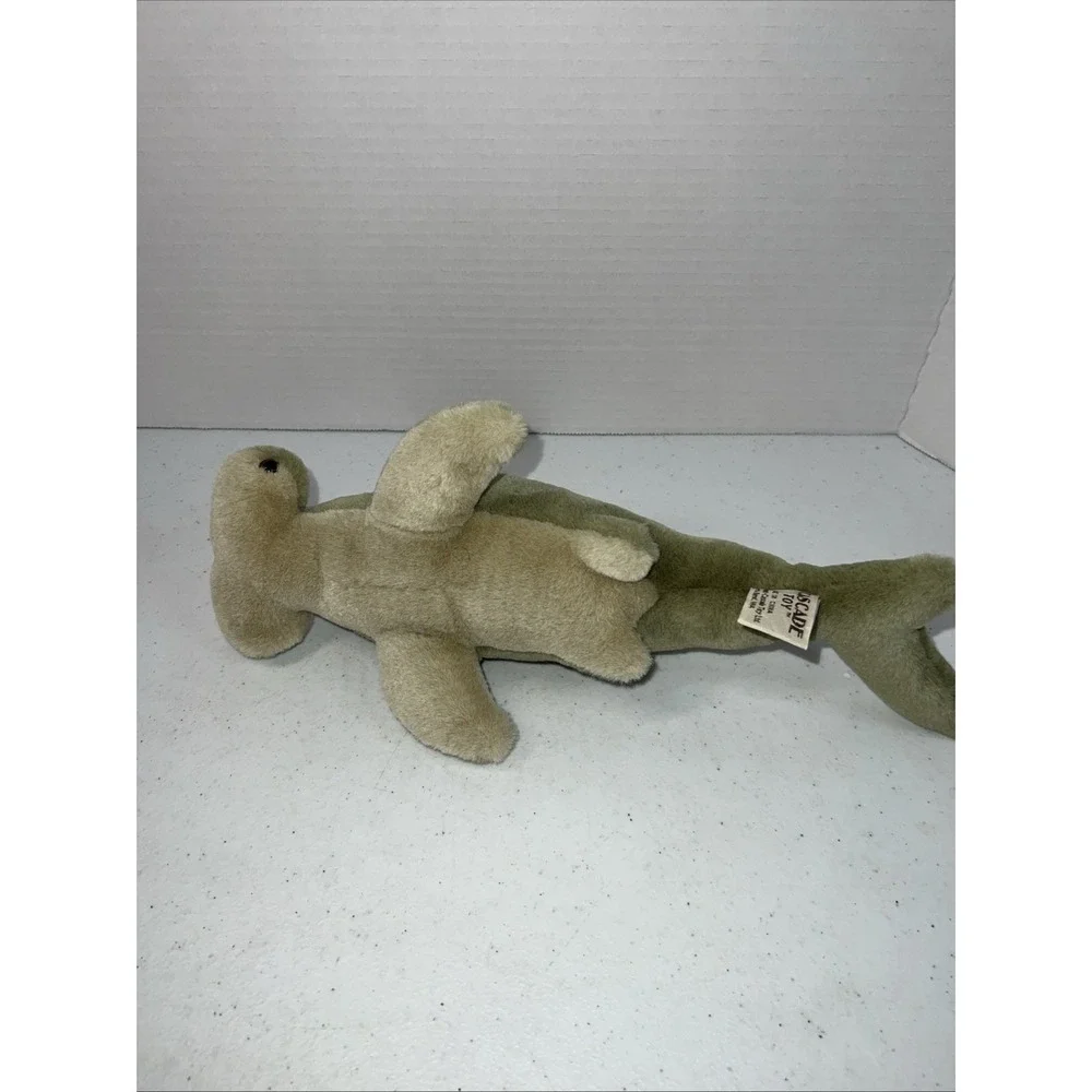 Vintage Cascade Toys Plush Hammerhead Shark Stuffed Animal 13